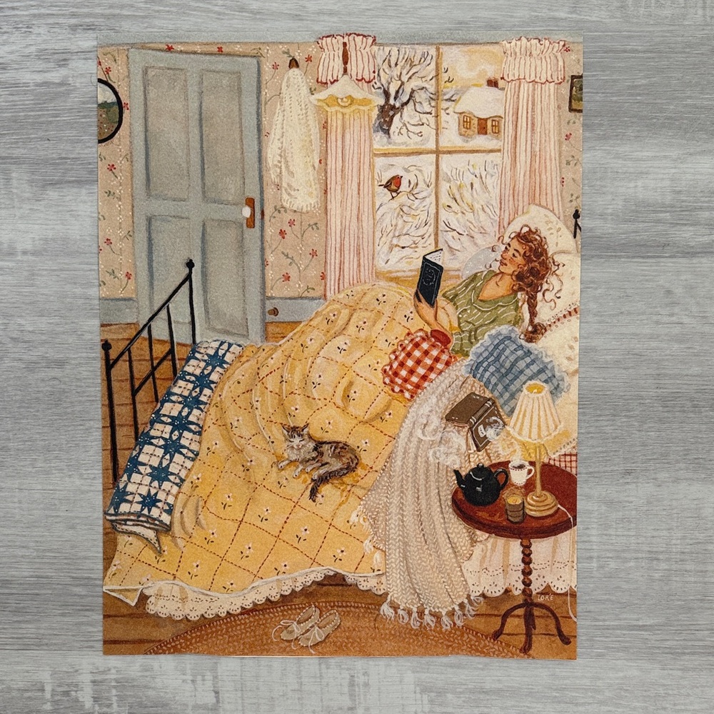 Lore Pemberton Cozy Bedroom Art Print